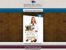 Tablet Screenshot of hofacreoptometric.com